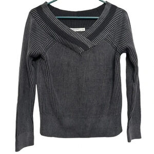 Rag & Bone womens Black Dawn off shoulder sweater. Size Small